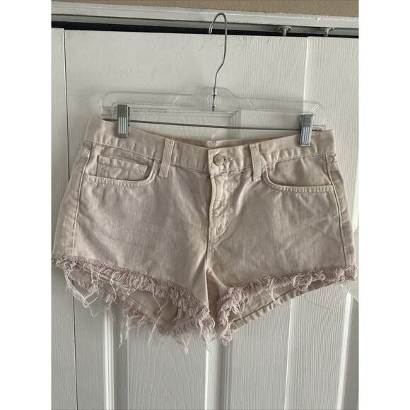 J Brand Women's 26 Khaki Denim Cut Off Shorts‎ - Picture 1 of 6
